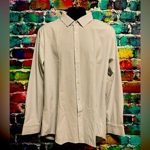 Mizzen+Main Dress Shirt small square pattern